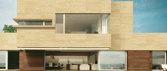 фасад-травертин