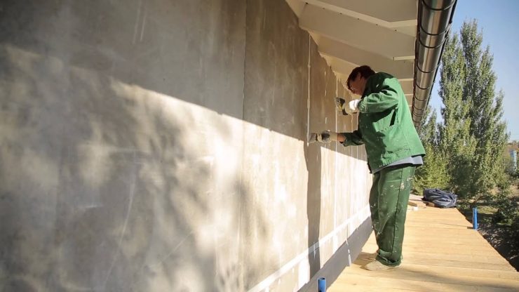 монтаж панелей цсп