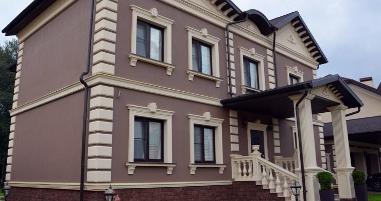 русты угол фасада