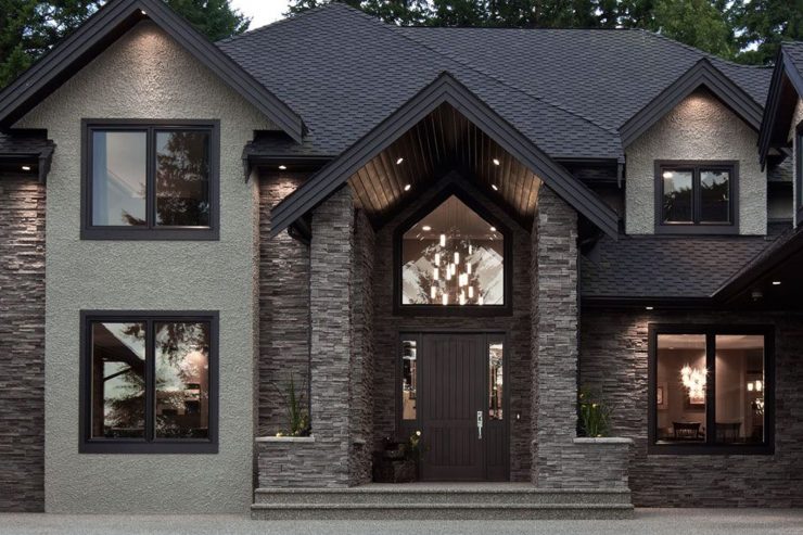 сочетание фасада